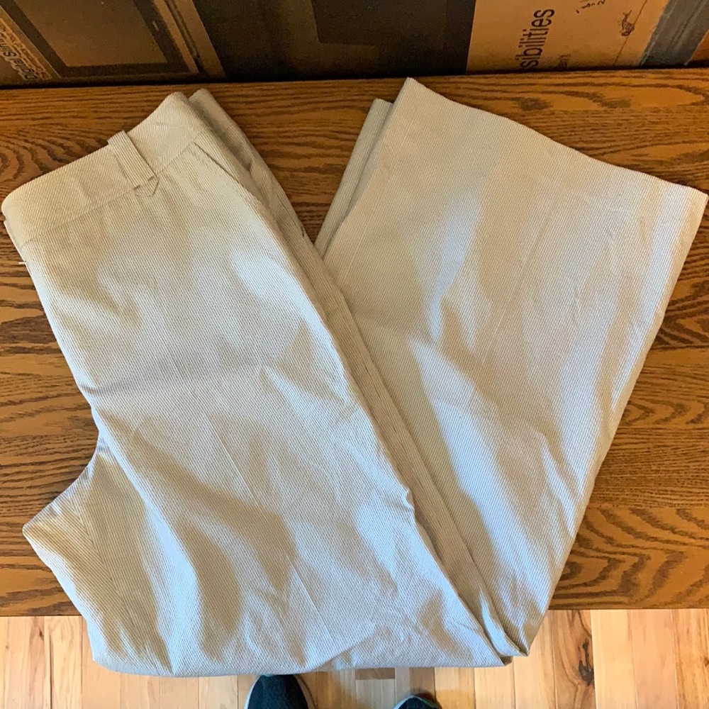 Loft Ann Seersucker Pants